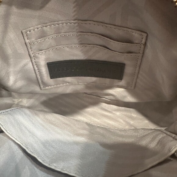 Rebecca Minkoff Women's Avery Crossbody Purse Small Tan Leather Chain Strap - Picture 9 of 9